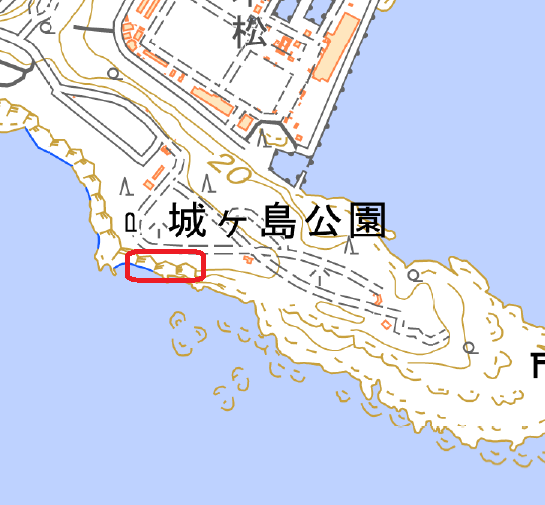 神奈川県三浦市付近の地理院地図