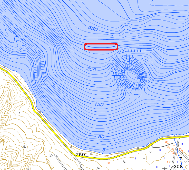 田沢湖付近の地理院地図