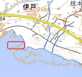 千葉県館山市近の地理院地図