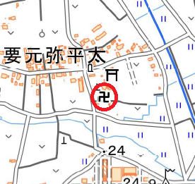 茨城県つくば市付近の地理院地図